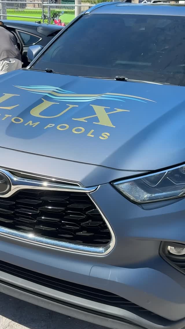 Car wrap — Lux Custom Pools